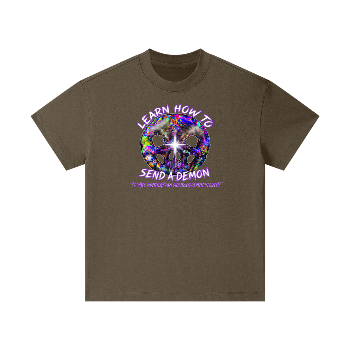 LEARN HOW TO SEND A DEMON TO THE DESERT ON MICHAELJPHELPS.NET Kids T-Shirt