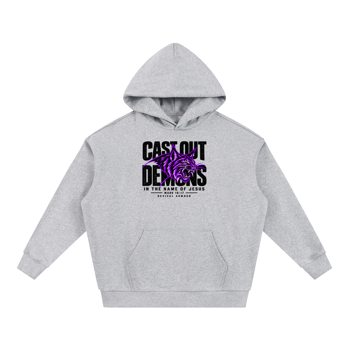 CAST OUT DEMONS IN THE NAME OF JESUS MARK 16:17 REVIVAL ARMOUR Hoodie
