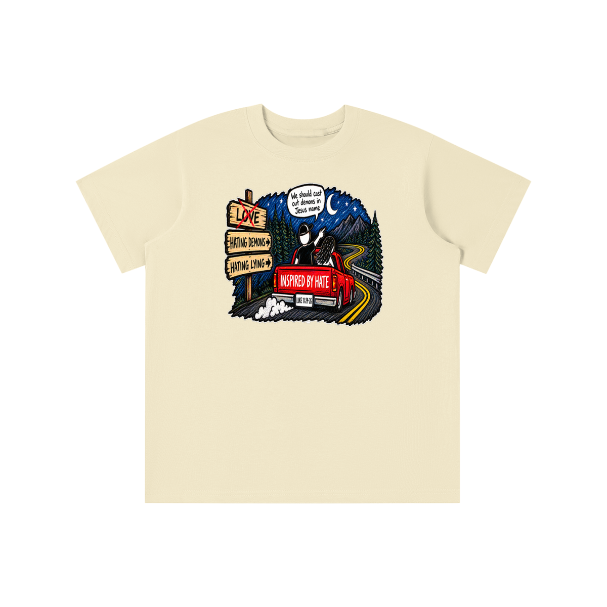 INSPIRED BY HATE youth T-shirt