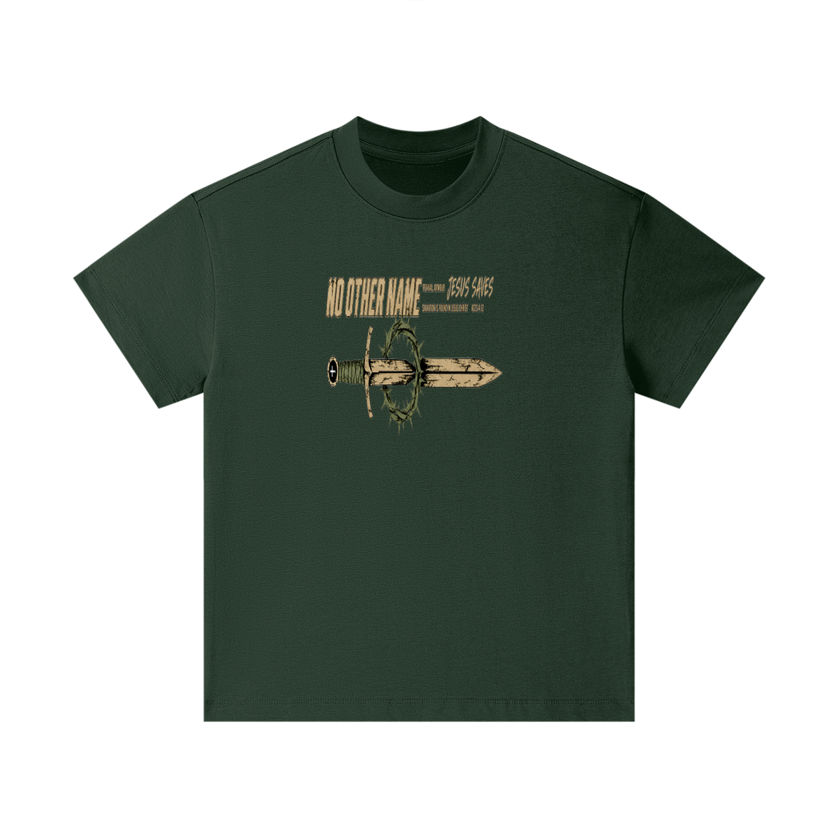 NO OTHER NAME REVIVAL ARMOUR JESUS SAVES SALVATION IS FOUND IN JESUS CHRIST ACTS 4:12 Kids T-Shirt