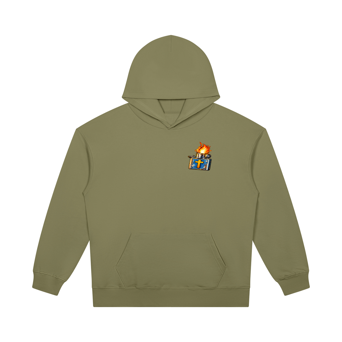 JESUS SAVES FROM IRE THAT GOES OUT AND DOGS DON'T GO TO THE NEW JERUSALEM ACCORDING TO REVELATION 22:15 Hoodie