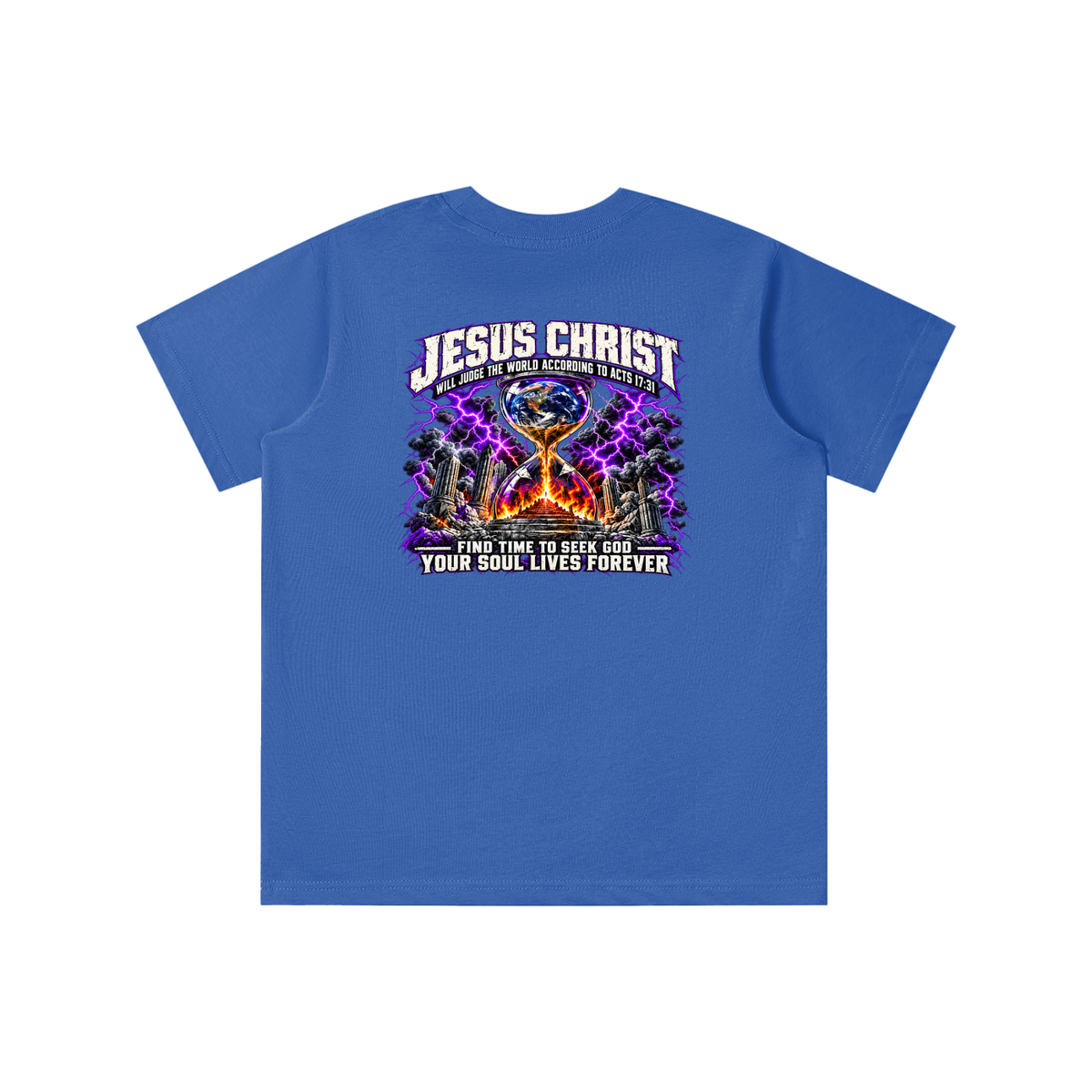 THE STRUGGLE IS REAL BUT SO IS JESUS - INSPIRED BY 1 PETER 5:10 - youth T-shirt