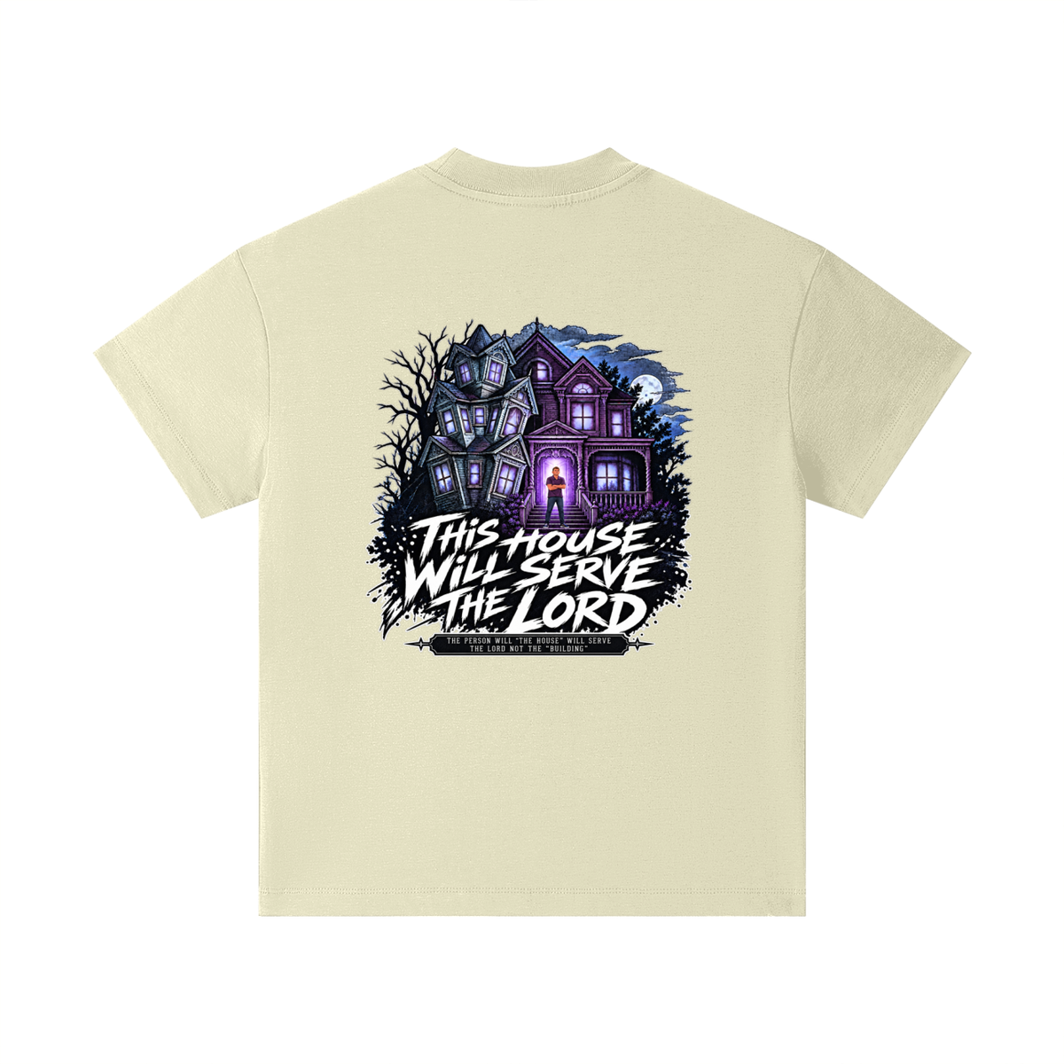 JESUS IS LORD ACCORDING TO JOHN 10:30 THIS HOUSE WiLL SERVE THE LORD THE PERSON WILL "THE HOUSE" WILL SERVE THE LORD NOT THE "BUILDING" Kids T-Shirt