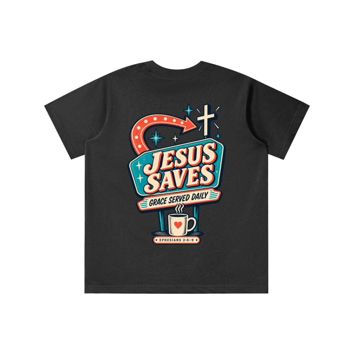 Jesus saves youth T-shirt