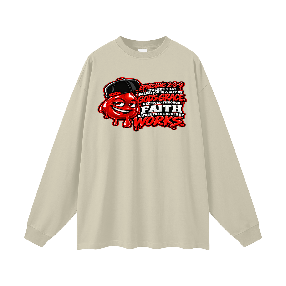 Ephesians 2:8-9 inspired Long Sleeve T-Shirt