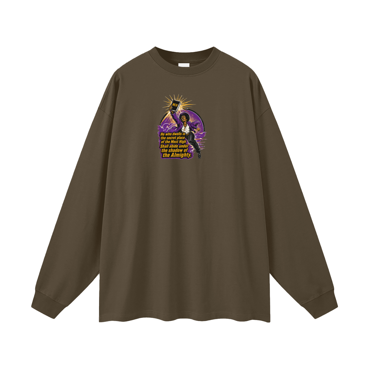 NKJV Psalms 91:1 Long Sleeve T-Shirt