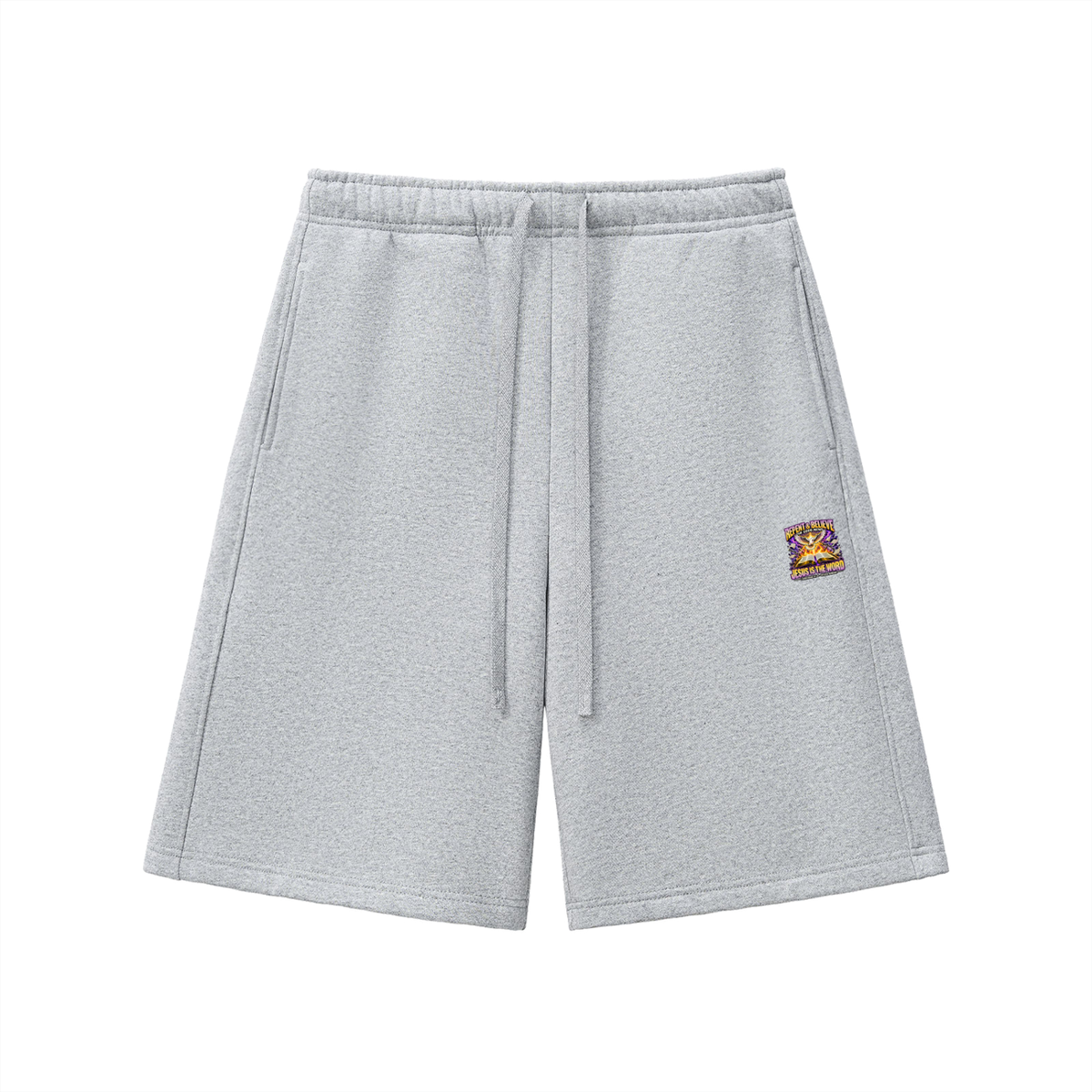 REPENT & BELIEVE THE GOOD NEW JESUS IS THE WORD 1 CORINTHIANS 15:1-4 REVIVAL ARMOUR Shorts