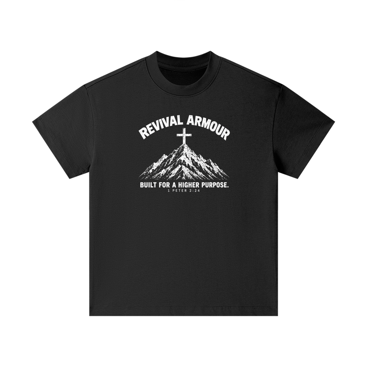REVIVAL ARMOUR BUILT FOR A HIGHER PURPOSE. 1 PETER 2:24 Kids T-Shirt