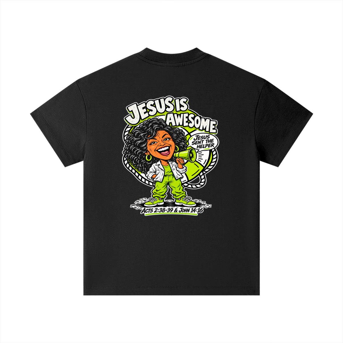 JESUS IS AWESOME JESUS SENT THE HELPER  Kids T-Shirt