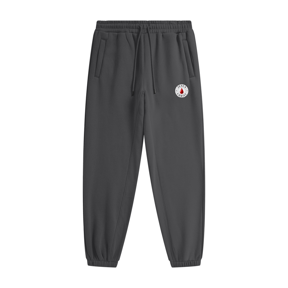 Jesus Christ blood emoji With Hebrews 10:29 Joggers