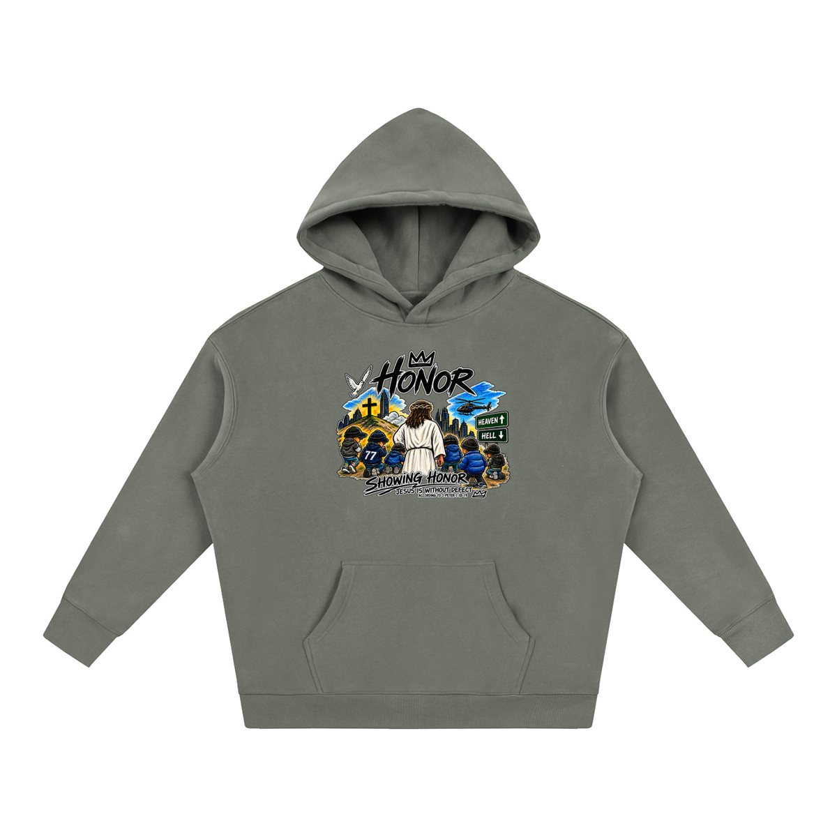 HONOR SHOWING HONOR JESUS IS WITHOUT DEFECT ACCORDING TO 1 PETER 1:18-19 Hoodie
