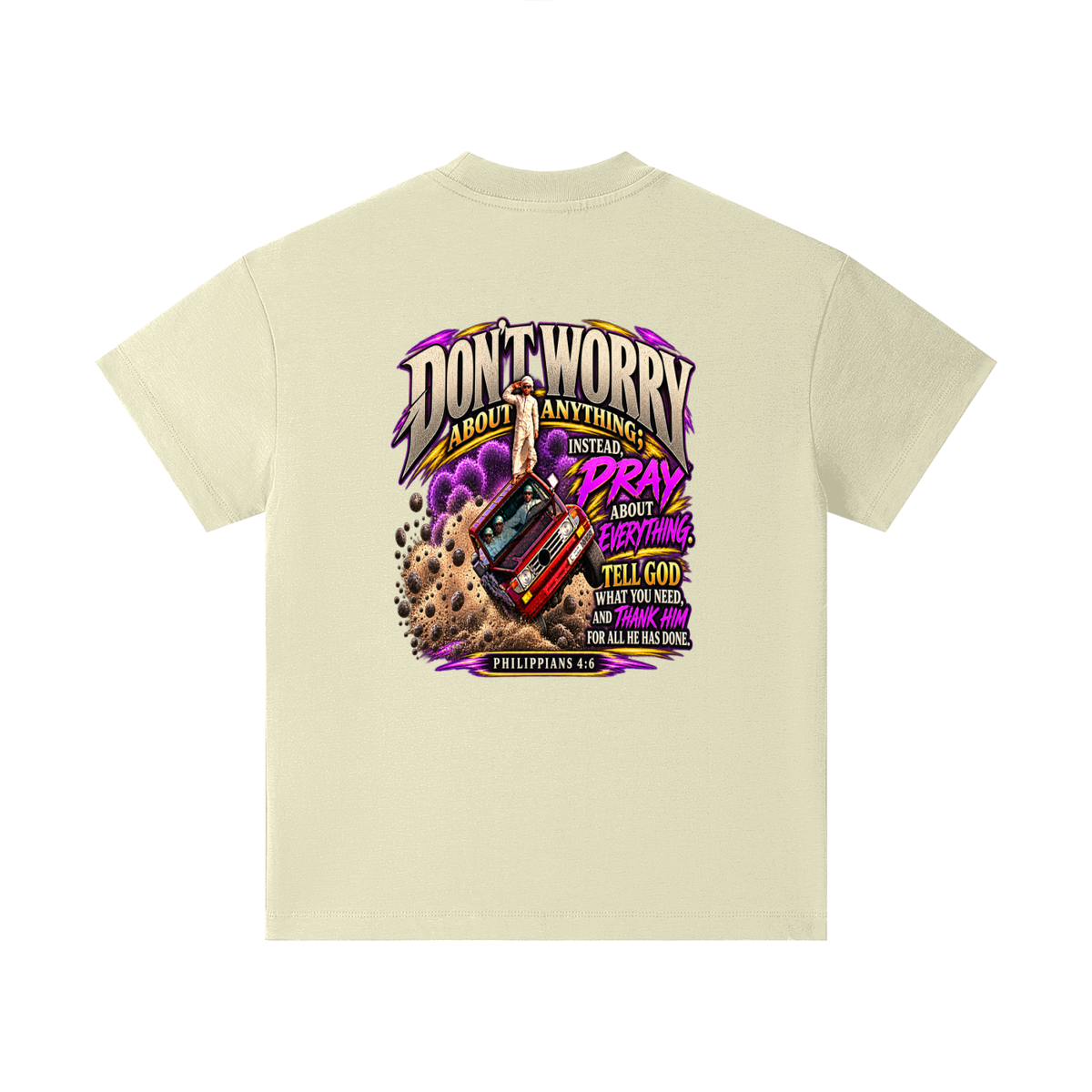PHILIPPIANS 4:6 NLT Kids T-Shirt