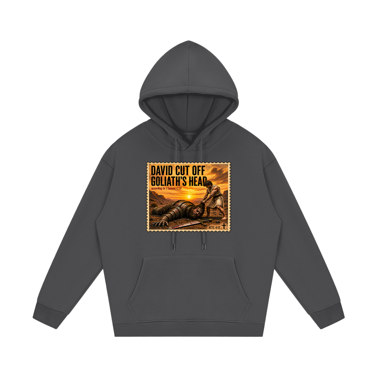 David cut off Goliath's head Hoodie