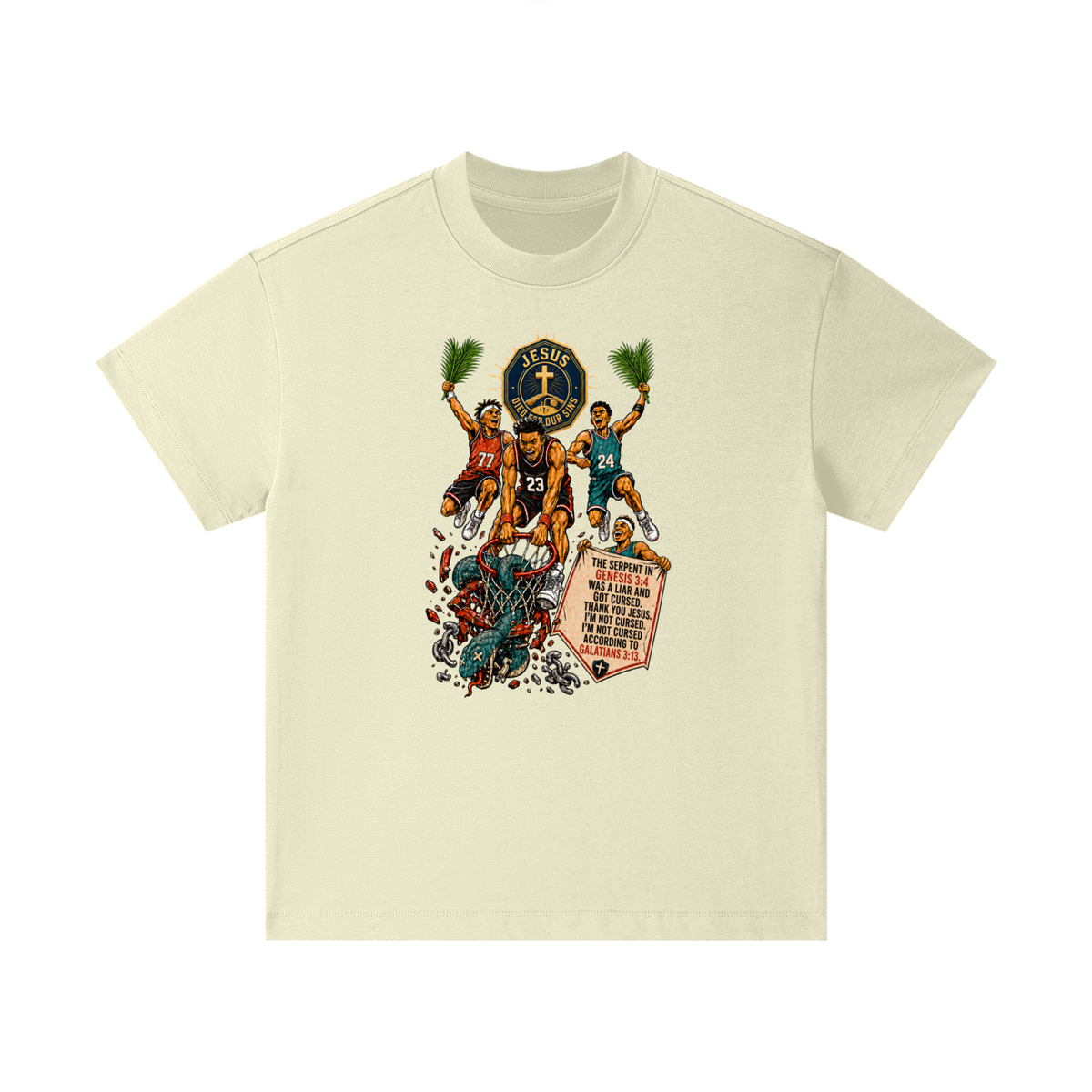 THE SERPENT IN GENESIS 3:4 WAS A LIAR AND GOT CURSED. THANK YOU JESUS. I'M NOT CURSED. I'M NOT CURSED ACCORDING TO GALATIANS 3:13. Kids T-Shirt