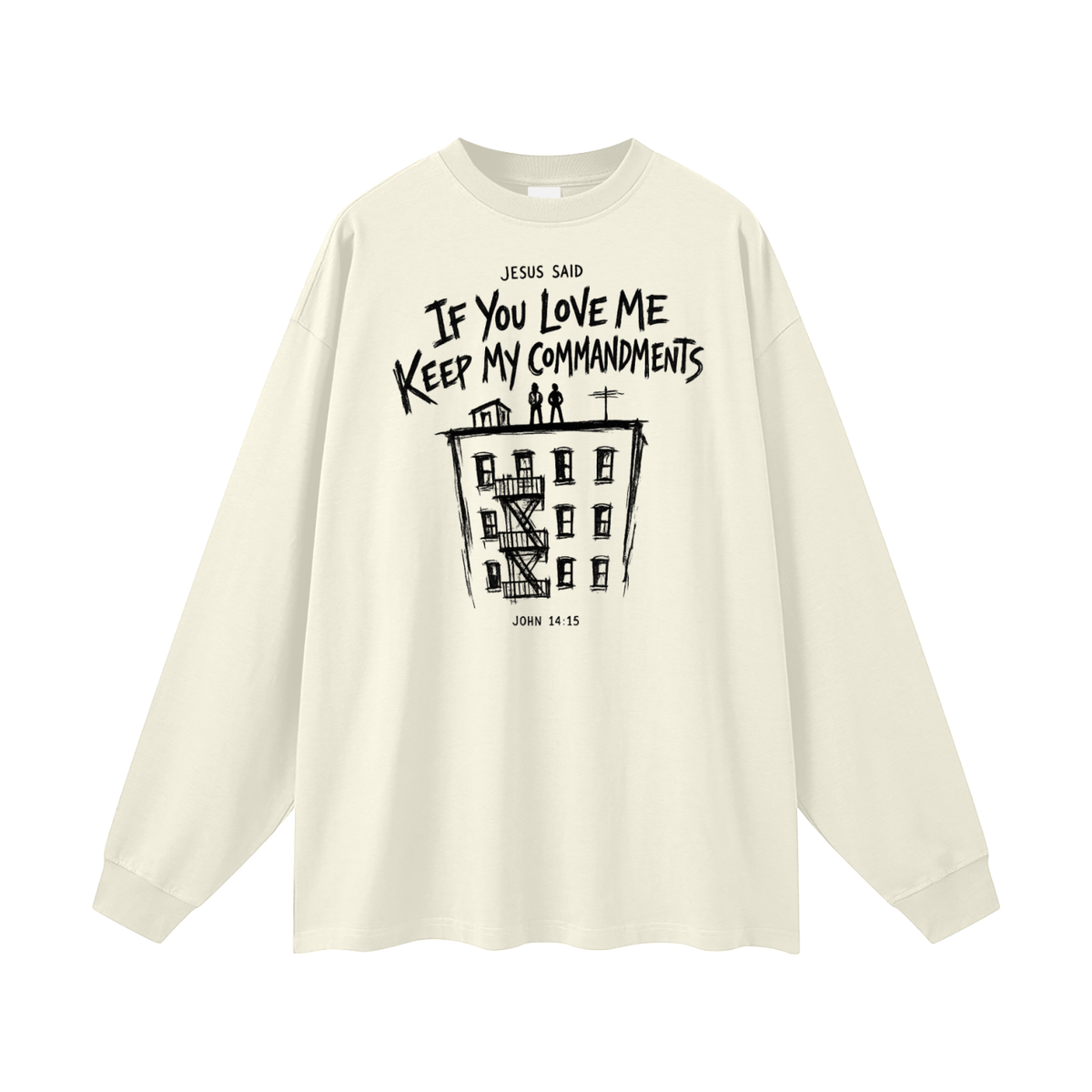 JOHN 14:15 NIV Long Sleeve T-Shirt