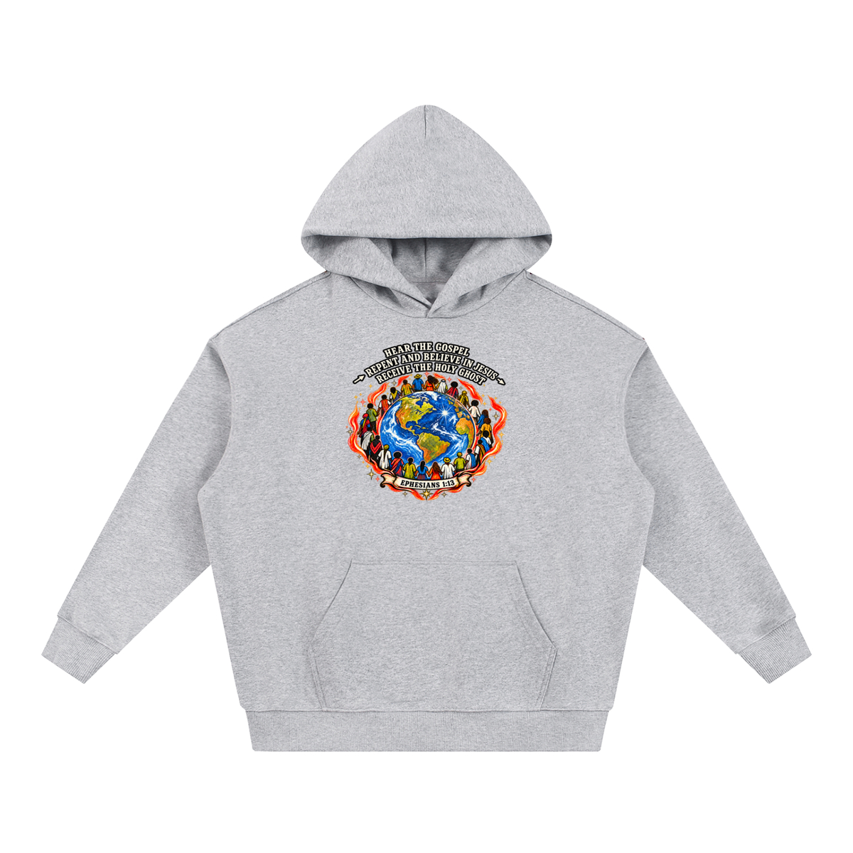 Hear the Gospel > repent and believe in Jesus > Receive the Holy Ghost Hoodie