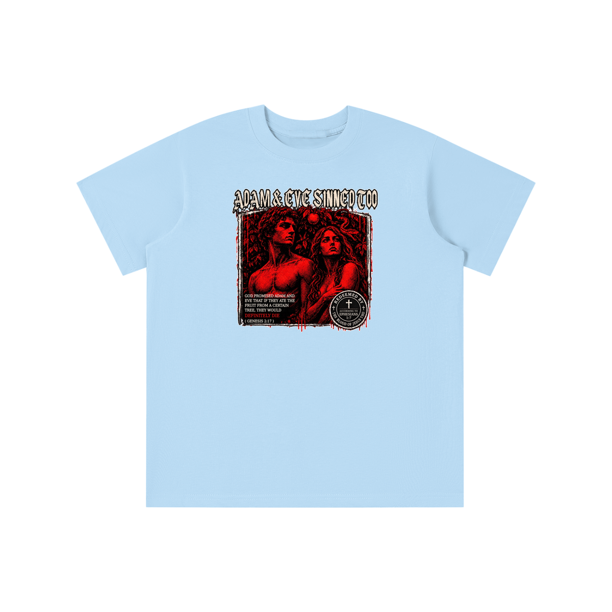 ADAM & EVE SINNED TOO youth T-shirt