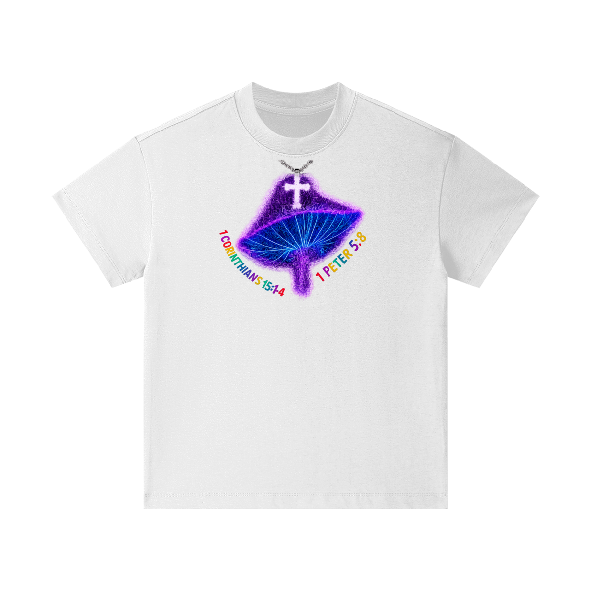 1 Corinthians 15:1-4 1 Peter 5:8 Kids T-Shirt
