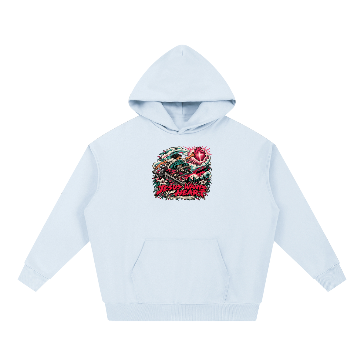 JESUS WANTS YOUR HEART INSPIRED BY MATTHEW 16:25 Hoodie