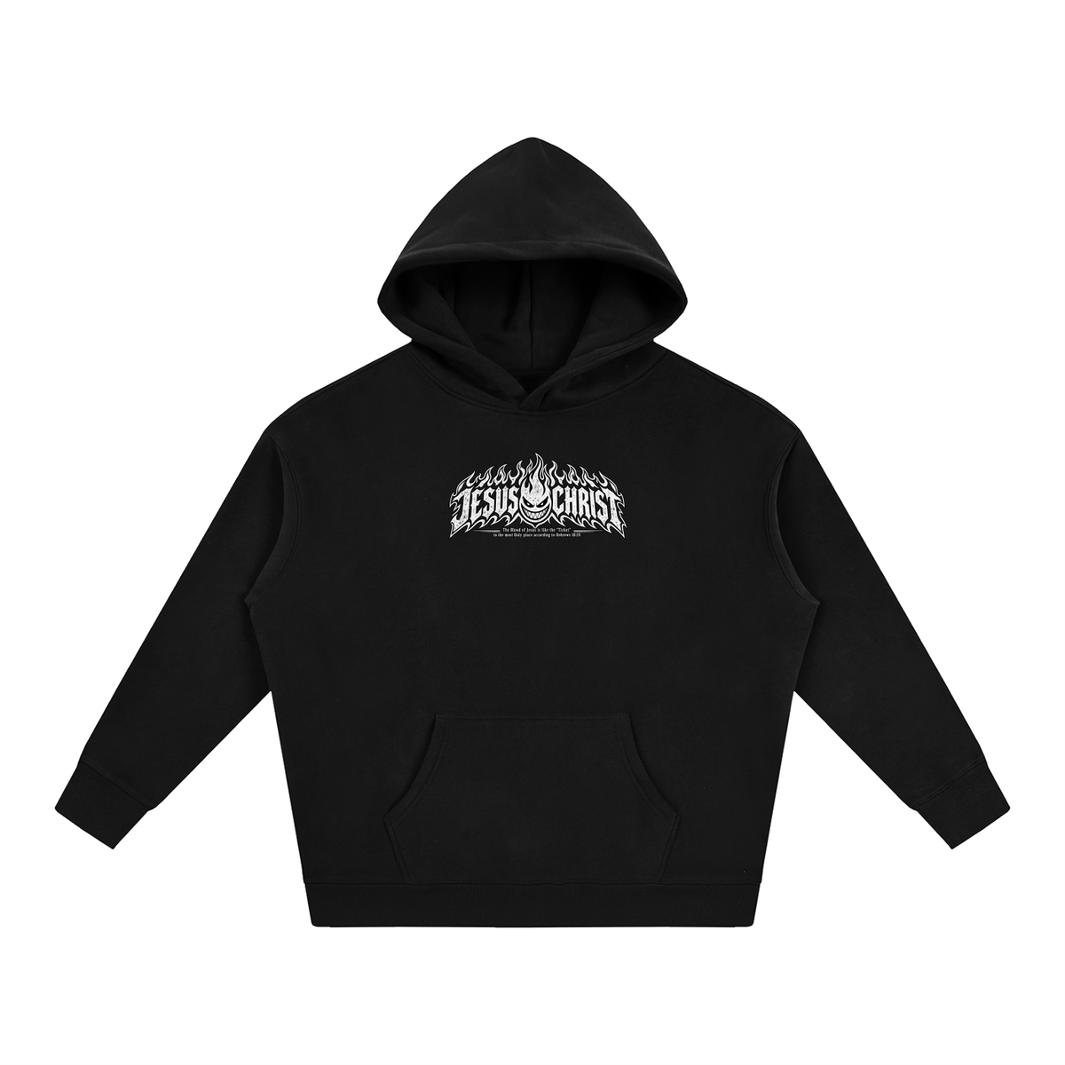 Jesus Christ The Blood Of Jesus is like the "Ticket" to the most Holy place according to Hebrews 10:19 Hoodie