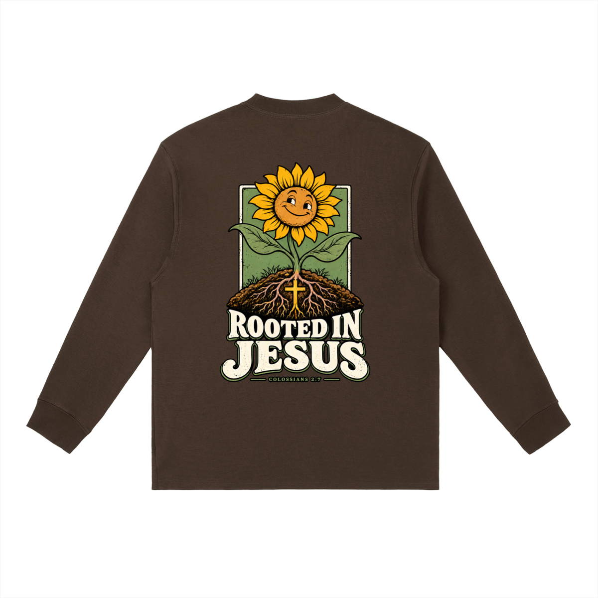 Rooted in Jesus Long-Sleeve T-Shirt