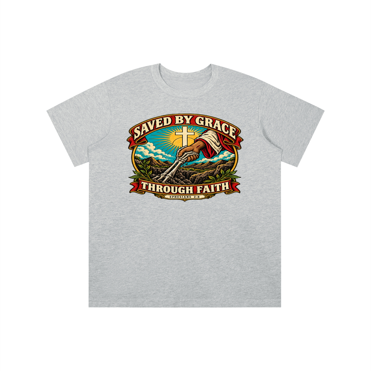 Saved by Grace through Faith youth T-shirt