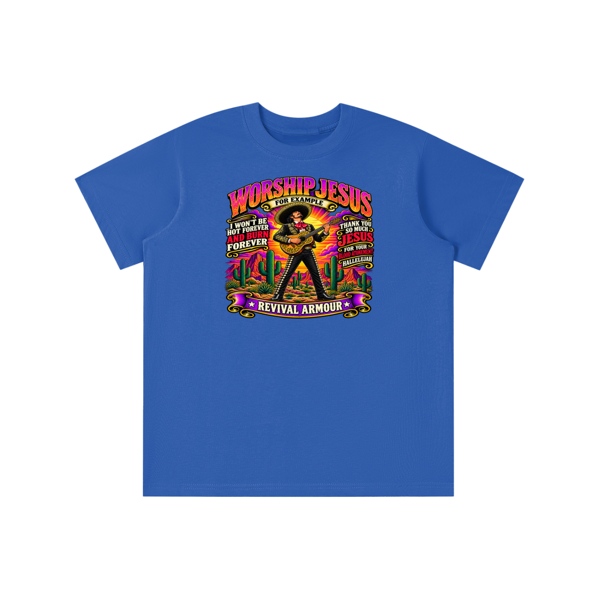 WORSHIP JESUS revival armour youth T-shirt