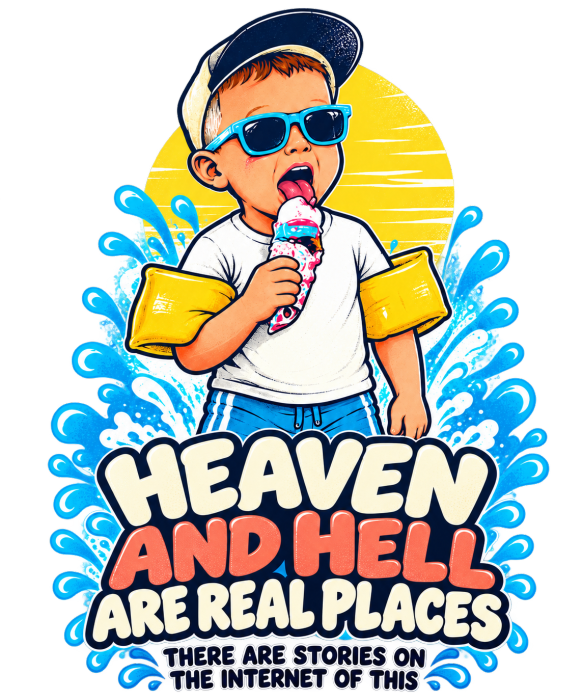 HEAVEN AND HELL ARE REAL PLACES THERE ARE STORIES ON THE INTERNET OF THIS Long Sleeve T-Shirt