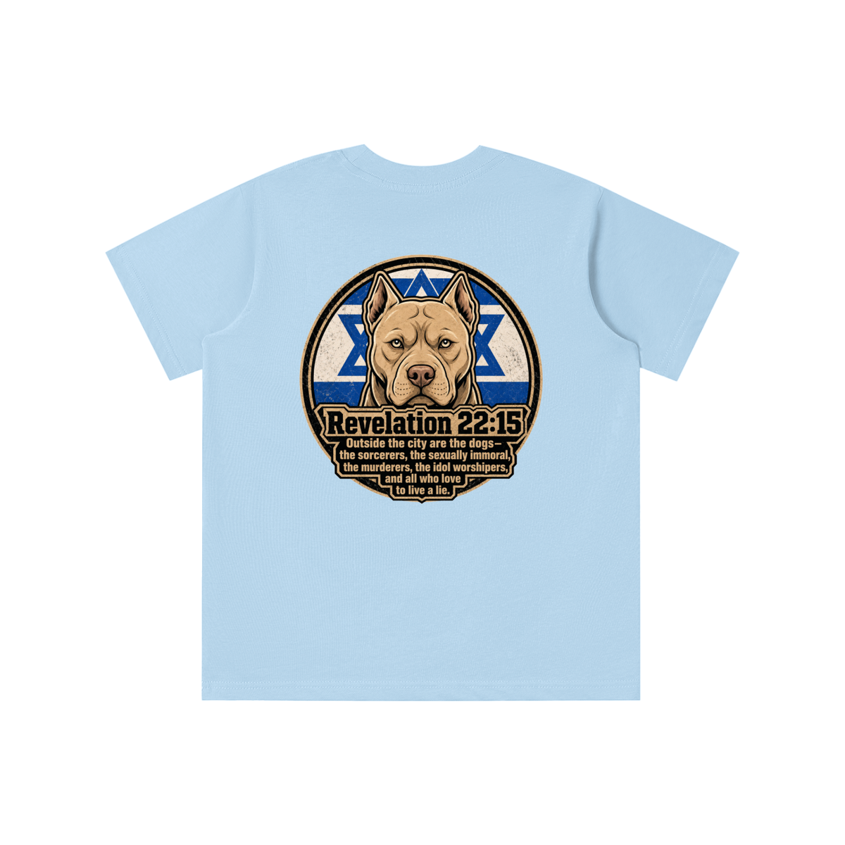 Revelation 22:15 NLT Youth T-shirt