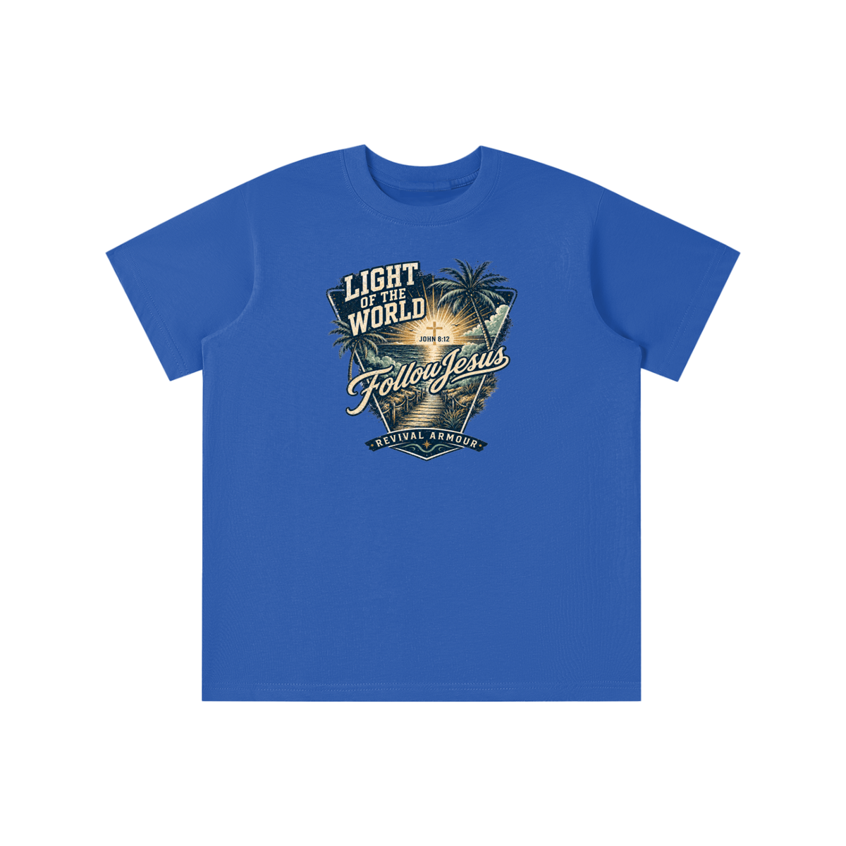 LIGHT OF THE WORLD FOLLOW JESUS REVIVAL ARMOUR youth T-shirt