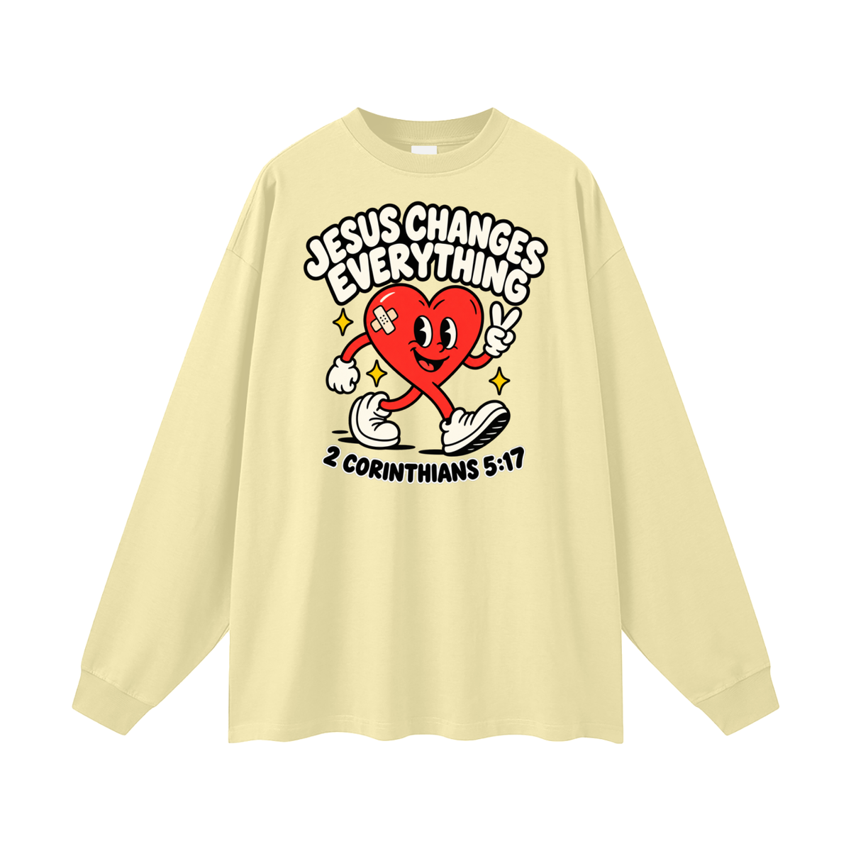 JESUS CHANGES EVERYTHING Long Sleeve T-Shirt