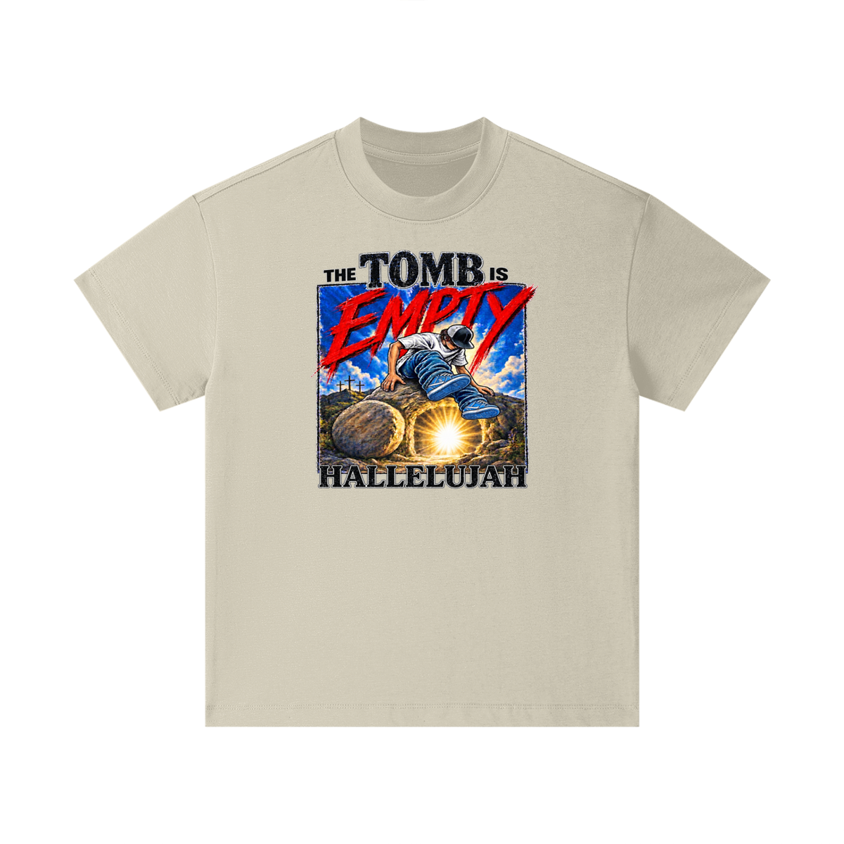 THE TOMB IS EMPTY HALLELUJAH Kids T-Shirt