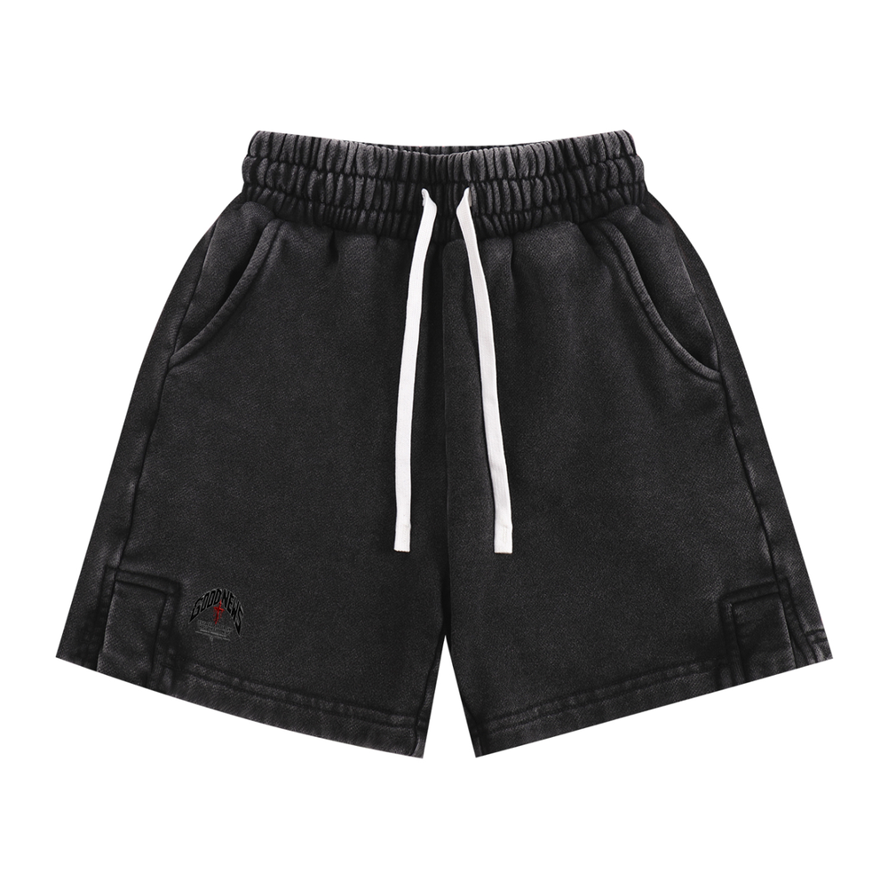 GOOD NEWS JESUS DIED FOR OUR SINS THAT'S THE GOOD NEWS ACCORDING TO 1 CORTHIANS 15:1-4 NLT REVIVAL ARMOUR Kids' Shorts
