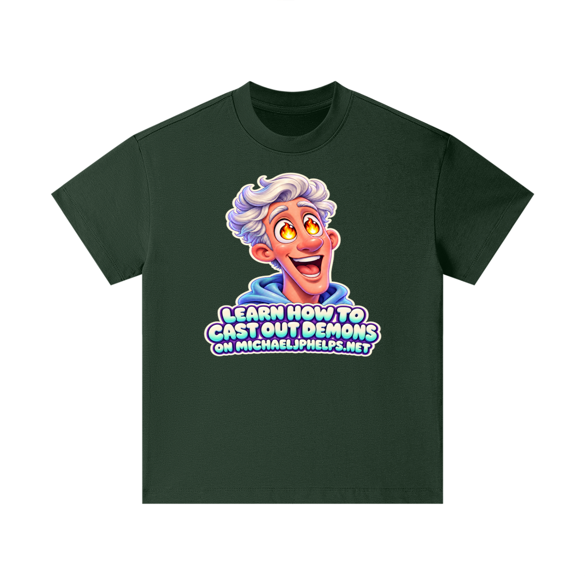 LEARN HOW TO CAST OUT DEMONS ON MICHAELJPHELPS.NET Kids T-Shirt