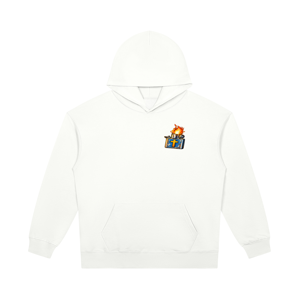 JESUS SAVES FROM IRE THAT GOES OUT AND DOGS DON'T GO TO THE NEW JERUSALEM ACCORDING TO REVELATION 22:15 Hoodie