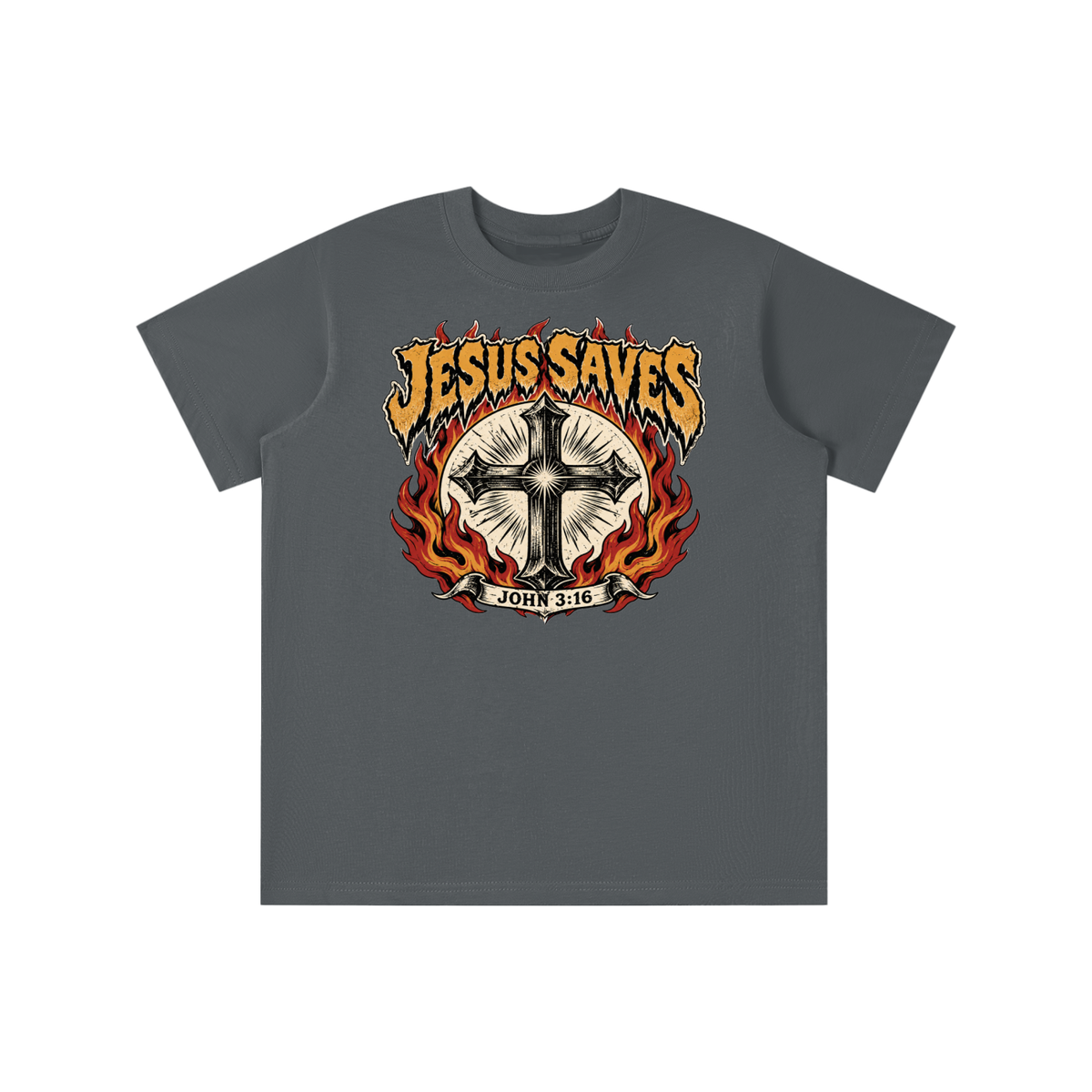 Jesus saves youth T-shirt