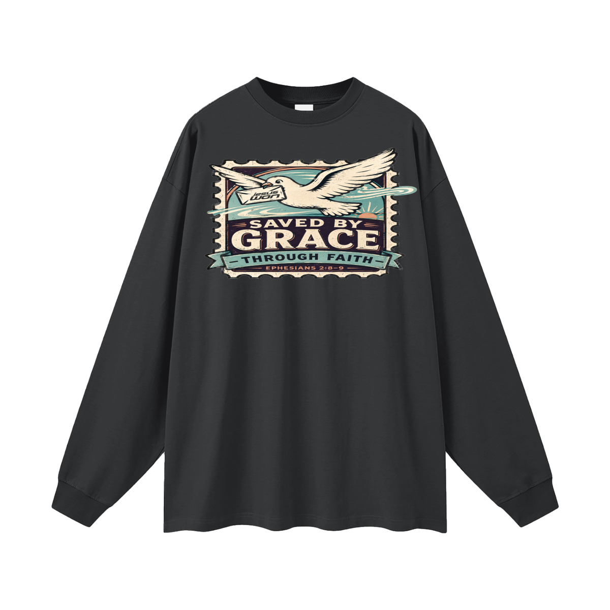 Saved by Grace through Faith Long Sleeve T-Shirt