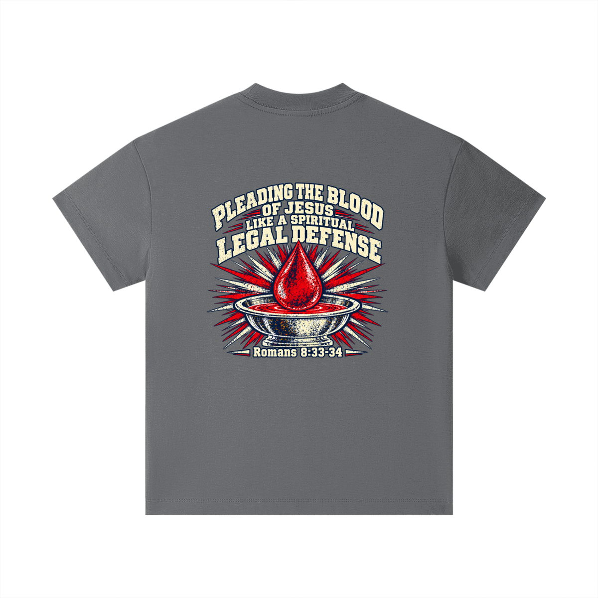 pleading the blood of Jesus like a spiritual legal defense Kids T-Shirt
