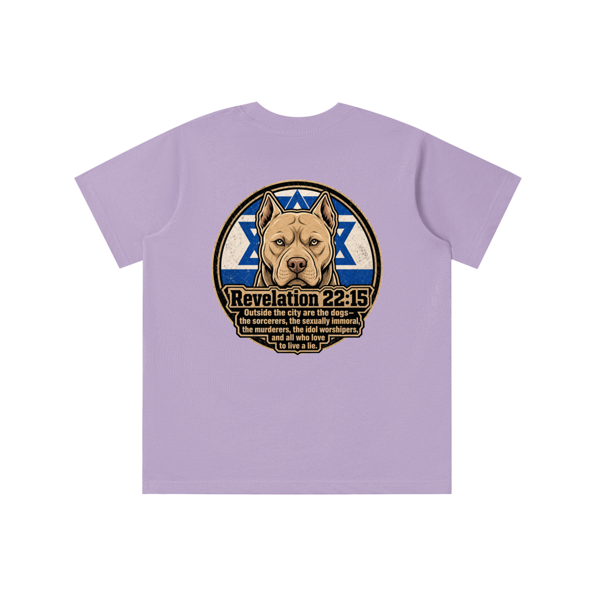 Revelation 22:15 NLT Youth T-shirt
