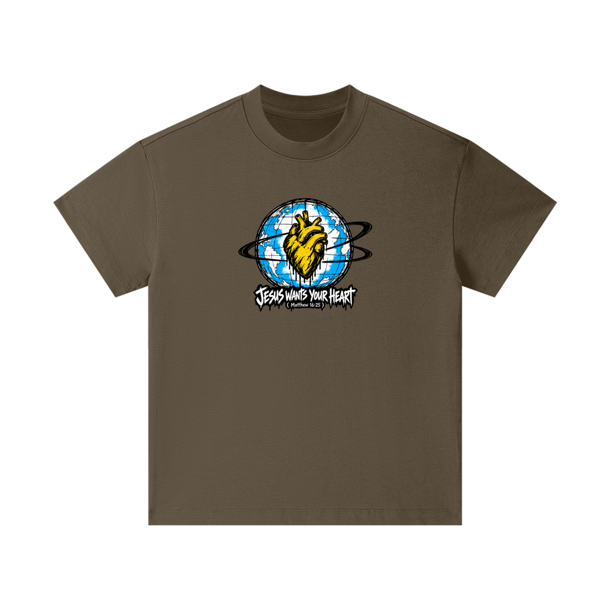 JESUS WANTS YOUR HEART ( MATTHEW 16:25 ) Kids T-Shirt
