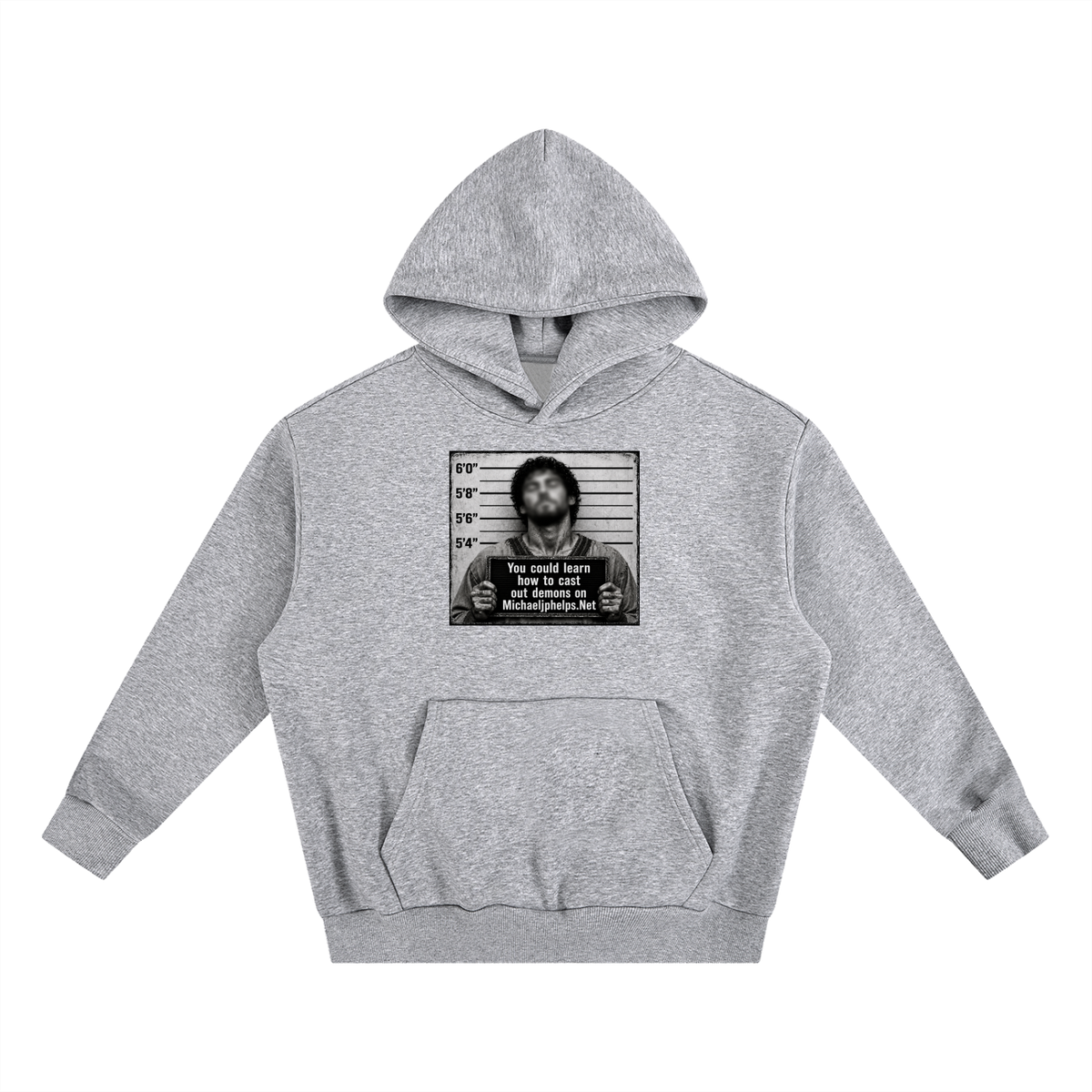 You could learn how to cast out demons on Michaeljphelps.Net Hoodie
