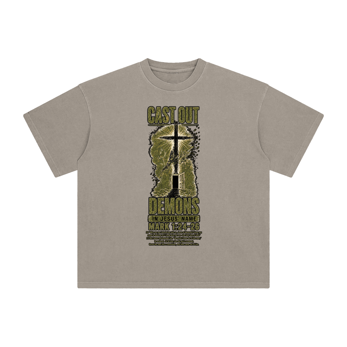Mark 1:24-26 NLT T-Shirt