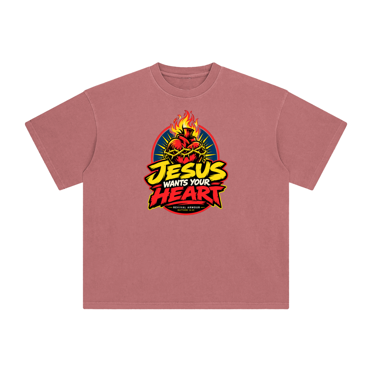 JESUS WANTS YOUR HEART - REVIVAL ARMOUR -  T-Shirt