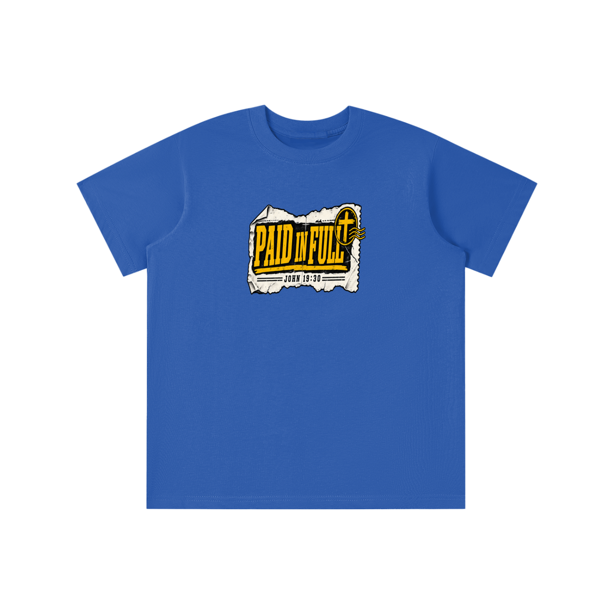 PAID IN FULL - JOHN 19:30 - youth T-shirt