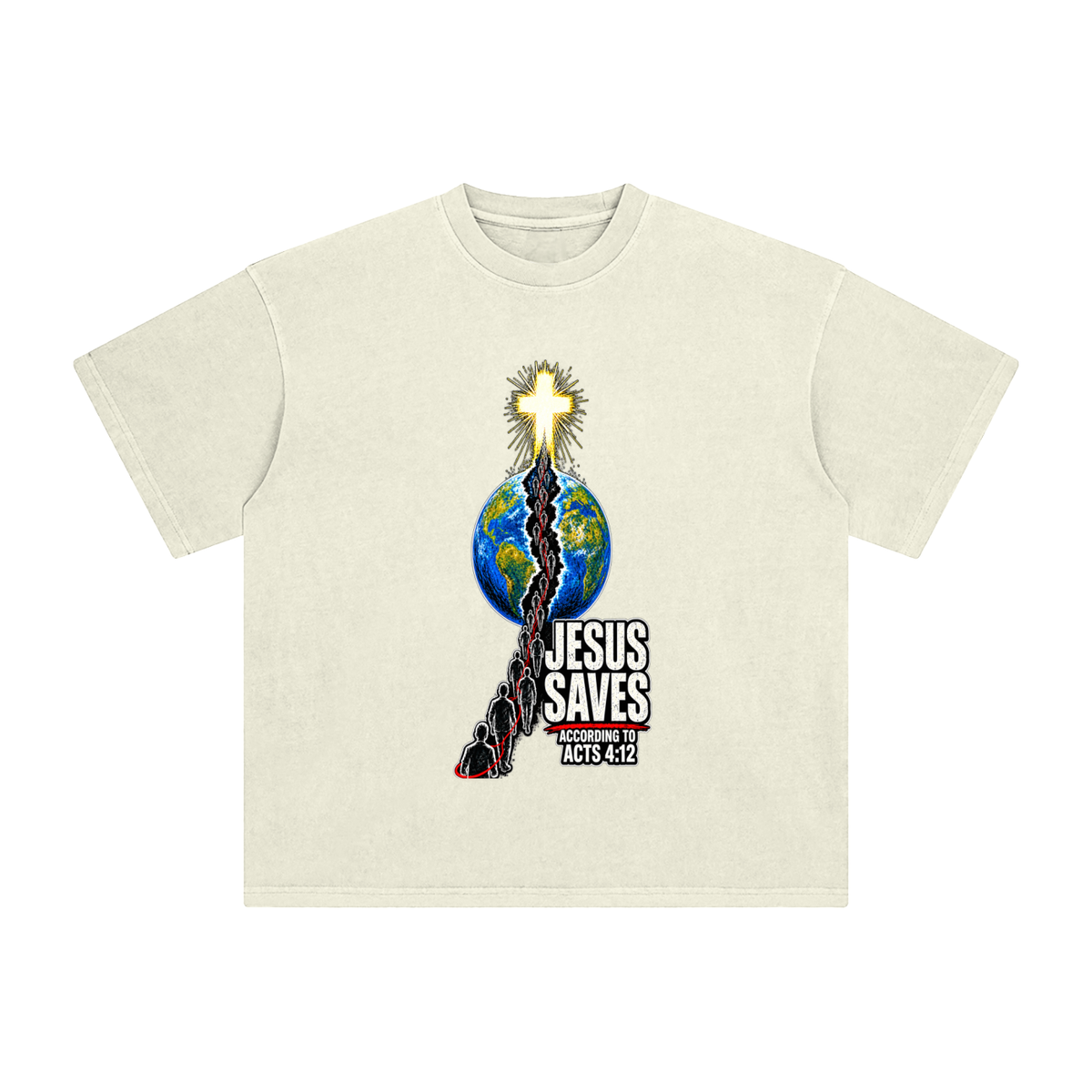 JESUS SAVES ACCORDING TO ACTS 4:12 T-Shirt
