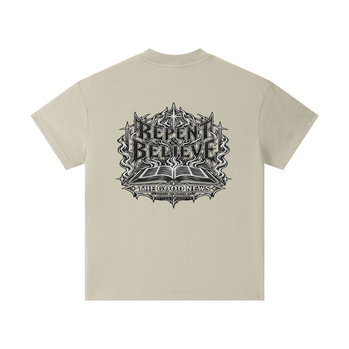 REPENT & BELIEVE THE GOOD NEWS INSPIRED BY MARK 1:15 Kids T-Shirt