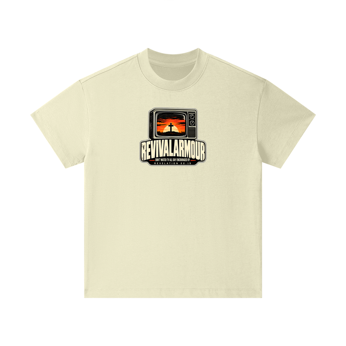 REVIVAL ARMOUR DON'T WATCH ALL DAY ENCOURAGED BY REVELATION 22:15 kids T-Shirt