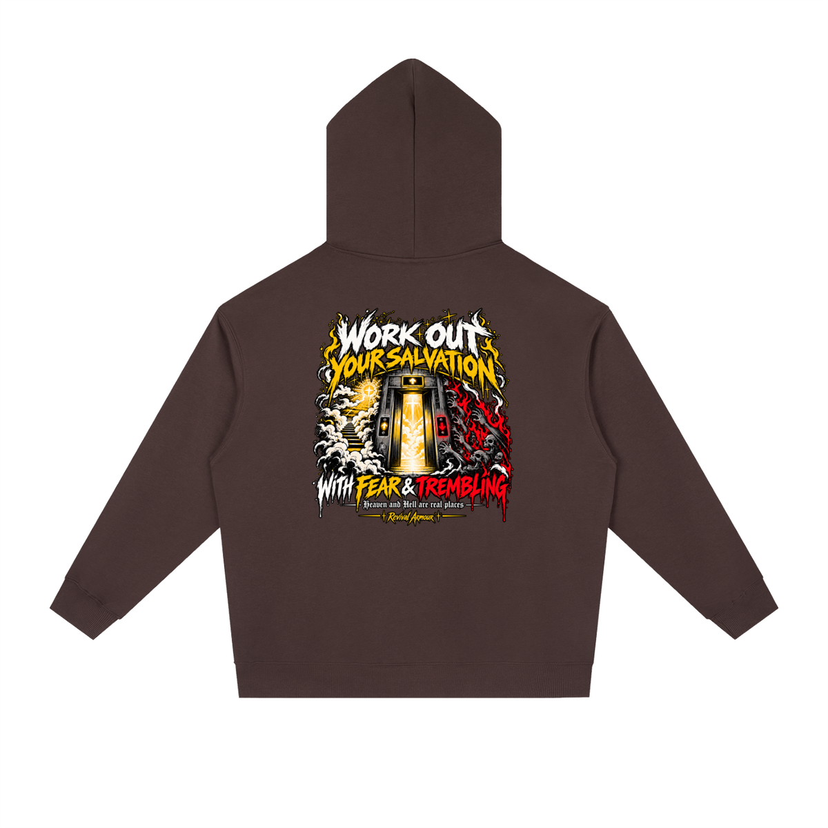 THE WAGE OF SIN IS DEATH WORKOUT YOUR SALVATION WITH FEAR & TREMBLING Hoodie
