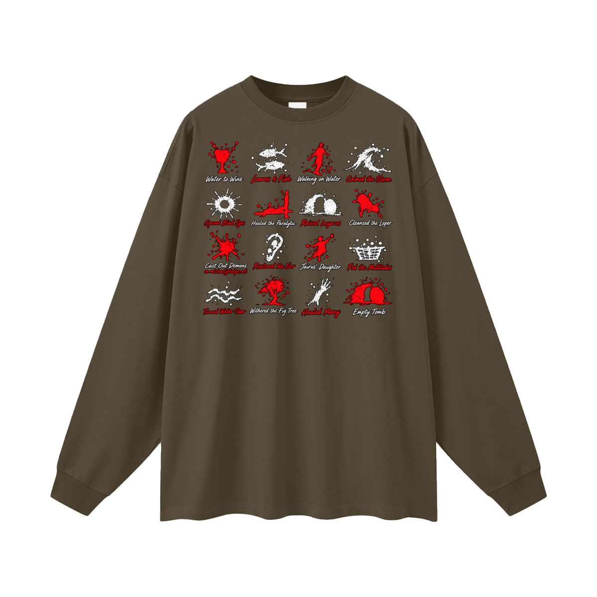 cast out demons on Michaeljphelps.Net Long Sleeve T-Shirt