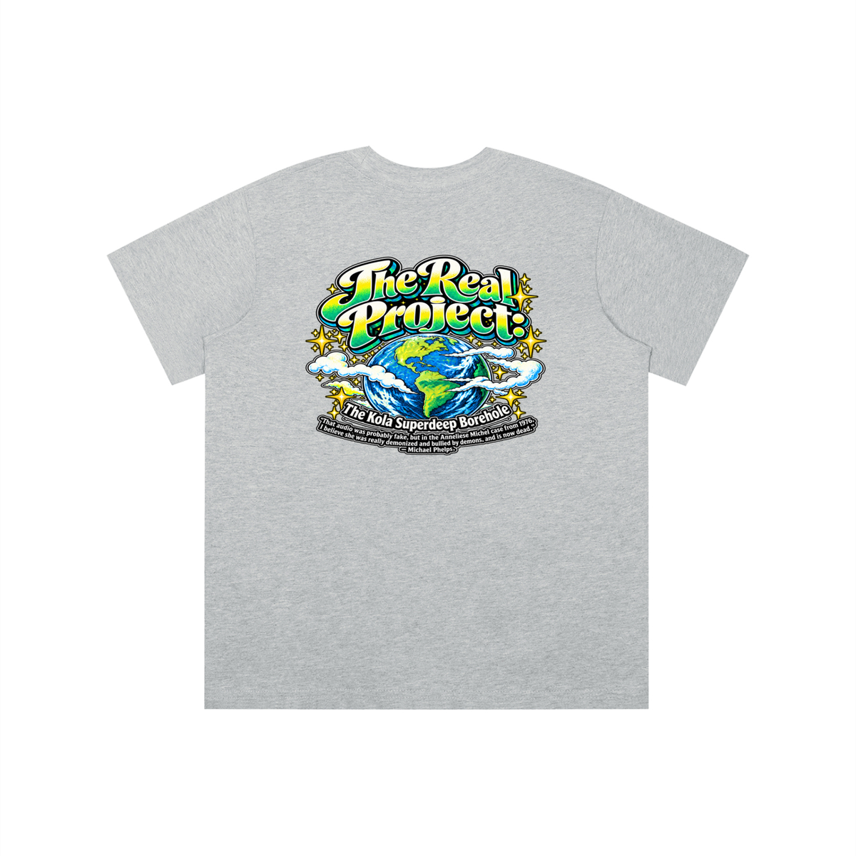 REDEEMED BY THE OF JESUS ACCORDING TO EPHESIANS 1:7 THE REAL PROJECT: THE KOLA SUPERDEEP BOREHOLE youth T-shirt